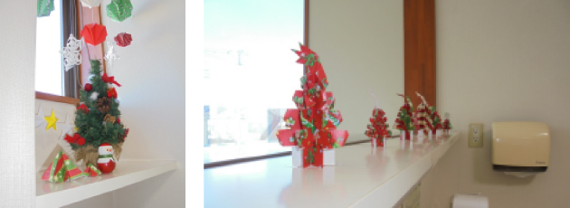 12月の飾りつけ:クリスマス