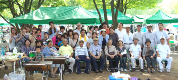 患者会主催バーベキューの様子