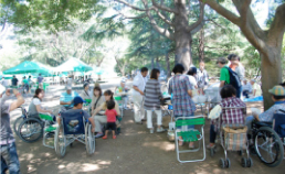 患者会主催バーベキューの様子